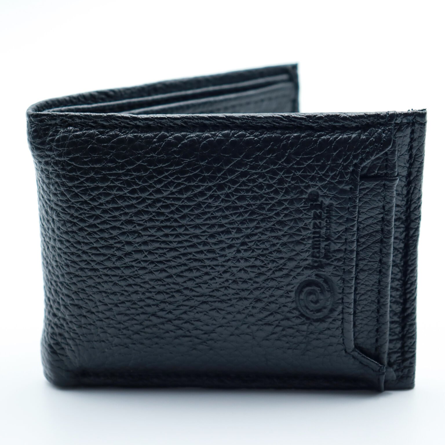 Billetera de piel negra – Black & White