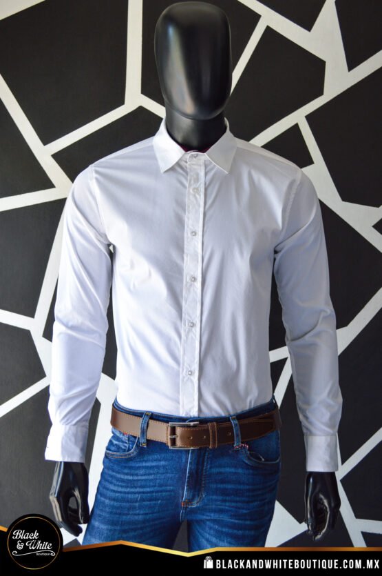 Camisa lisa color blanca