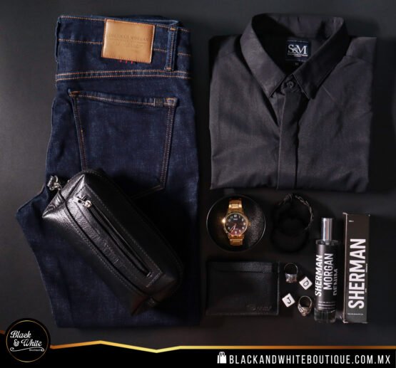 Camisa negra formal - Image 2