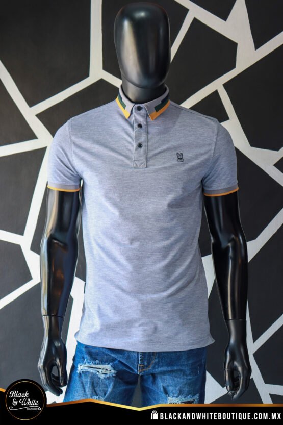 Polo gris claro