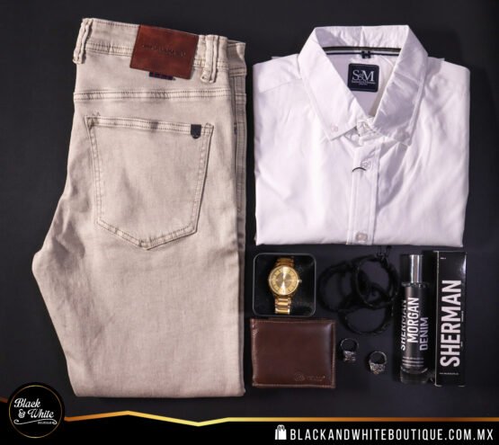Camisa blanco lisa formal - Image 3