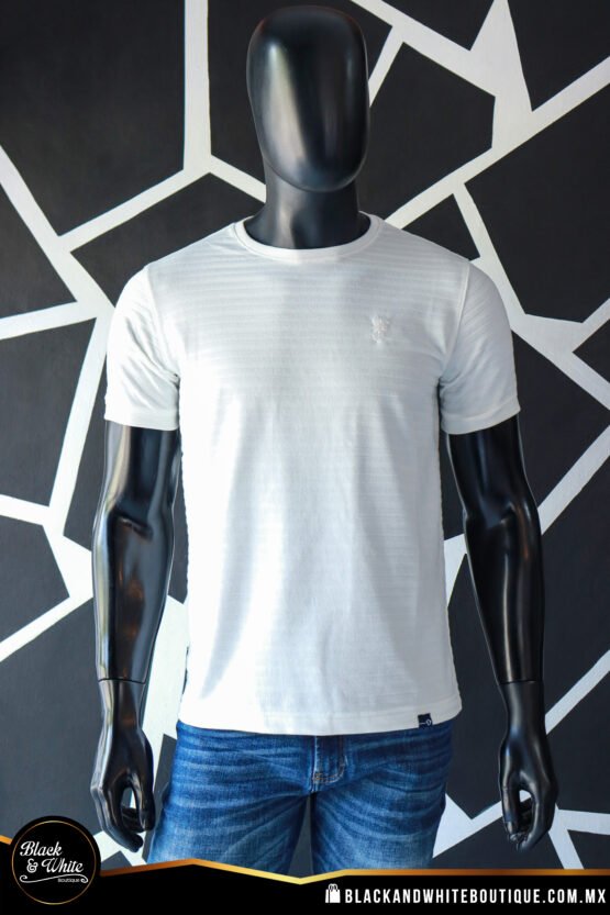 Playera marfil básica