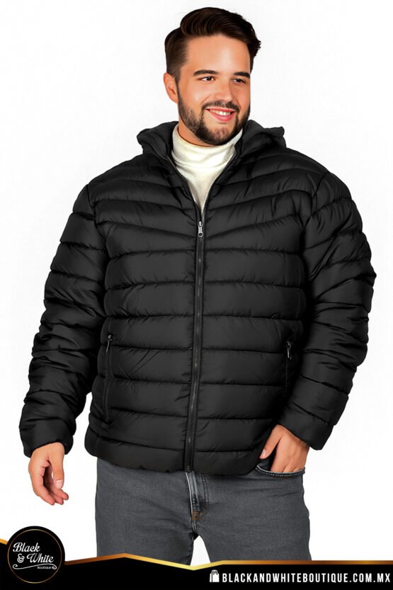 Chamarra Negra - Talla Extra