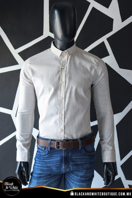 Camisa marfil formal